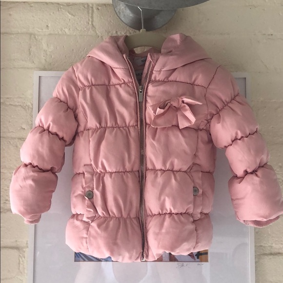 Zara Jackets & Coats Zara Baby Girl Limited Edition Pink Puffer Poshmark